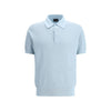 Brioni Polo Shirt with woven pattern.