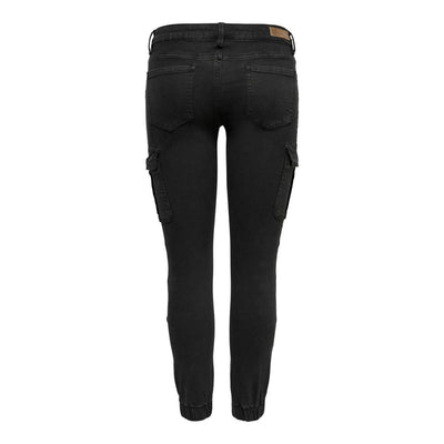 Only Black Cotton Jeans & Pant