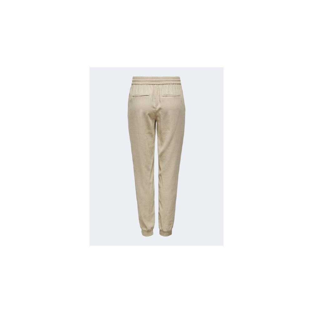 Only Beige Viscose Jeans & Pant