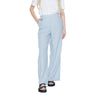 Vero Moda Blue Linen Jeans & Pant