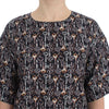 Dolce & Gabbana Enchanted Sicily Silk Blouse with Key Print