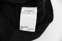 Dolce & Gabbana Elegant Gray Wool Cardigan Sweater