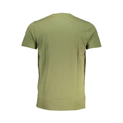 Cavalli Class Green Cotton T-Shirt