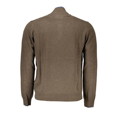 Harmont & Blaine Half-Zip Contrast Detail Sweater