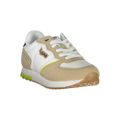 Gas White Polyester Sneaker