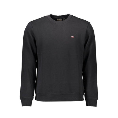 Napapijri Black Cotton Men Sweater