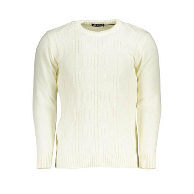 U.S. Grand Polo White Fabric Sweater