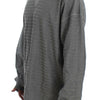 Dolce & Gabbana Elegant Gray Silk Crewneck Pullover Sweater