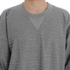 Dolce & Gabbana Elegant Gray Silk Crewneck Pullover Sweater