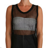 Dolce & Gabbana Elegant Sleeveless Black Mesh Top