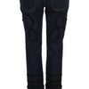 Dolce & Gabbana Embroidered Capri Jeans for Elegant Styling