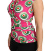 Dolce & Gabbana Sicilian Cake Print Sleeveless Silk Top