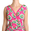 Dolce & Gabbana Sicilian Cake Print Sleeveless Silk Top