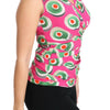 Dolce & Gabbana Sicilian Cake Print Sleeveless Silk Top