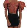 Dolce & Gabbana Ethereal Puff Sleeve Cropped Top