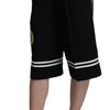 Dolce & Gabbana Elegant High Waist Black Cotton Pants