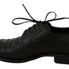 Dolce & Gabbana Elegant Bordeaux Wingtip Derby Dress Shoes