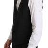 Dolce & Gabbana Elegant Gray Formal Vest - Regular Fit