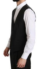 Elegant Gray Formal Vest - Regular Fit