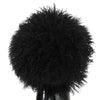 Dolce & Gabbana Chic Black Gatsby Cap in Tibet Lamb Fur