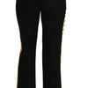 Dolce & Gabbana Elegant Black Military Embellished Pants