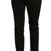 Dolce & Gabbana Elegant Black Cotton Dress Pants