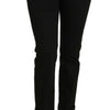 Dolce & Gabbana Elegant Black Cotton Dress Pants