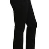 Dolce & Gabbana Elegant Black Cotton Dress Pants