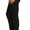 Dolce & Gabbana Elegant Polka Dot Cropped Trousers