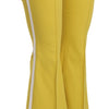 Dolce & Gabbana Chic Yellow Flare Pants for Elegant Evenings