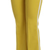 Dolce & Gabbana Chic Yellow Flare Pants for Elegant Evenings