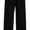 Dolce & Gabbana Elegant Black Cotton Trousers