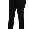 Dolce & Gabbana Chic Black Cotton Trousers