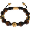 Nialaya Chic Multicolor CZ & Tigers Eye Bracelet