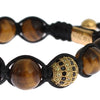 Nialaya Chic Multicolor CZ & Tigers Eye Bracelet